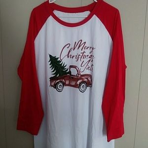 Merry Christmas Y'all 2xl Long sleeve Tshirt